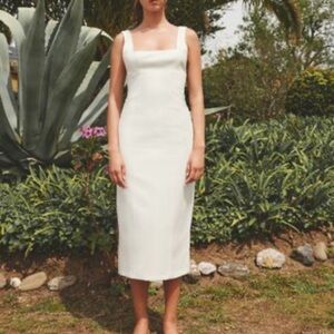 Linen Zara Midi Dress